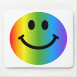 Regenbogen-smiley Mousepads