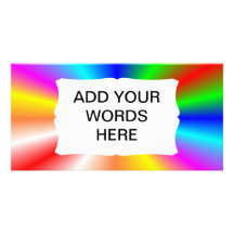 Regenbogen"Sonnendurchbruch" Hintergrund Bildkarten