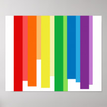 REGENBOGEN-STANGEN - .PNG PLAKATE