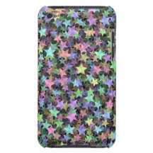 Regenbogen-Sterne Barely There iPod Etuis