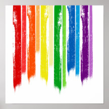 REGENBOGEN-STREIFEN - .PNG PLAKAT