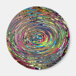 Regenbogen-Strudel Kühlschrankmagnete