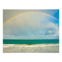 Regenbogen über Ozean Individuelle Einladungskarten
