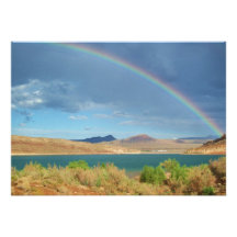 Regenbogen über Wachtel-Nebenfluss-Staats-Park Individuelle Ankündigung