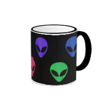 Regenbogen von Außerirdische-Becher *Customize* Teehaferl