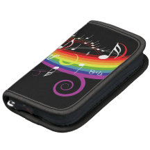 Regenbogen-weiße Musik merkt Folio Folio Planer
