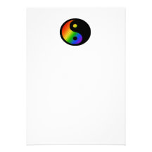 Regenbogen Yin Yang Einladung