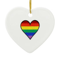 Regenbogenherz ornaments
