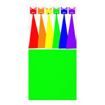 RegenbogenMeows entwarfen Buch-Kennzeichen Photogrußkarten