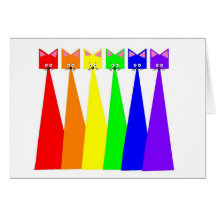 RegenbogenMeows Grußkarte