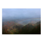 Regenbogenna pali Küste Kauai poster