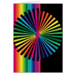 RegenbogenPinWheel Grußkarte