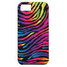 RegenbogenZebra iPhone Fall iPhone 5 Schutzhüllen