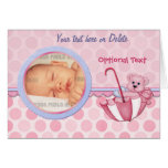 Regenschirm-Bärn-Rosa - fertigen Sie besonders an Grußkarten
