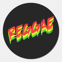 Reggae Runde Sticker