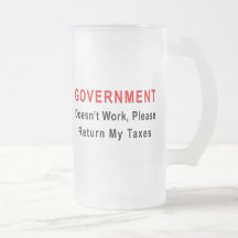 Regierung arbeitet nicht kaffeehaferl