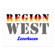 Region West - Leverkusen Postkarte