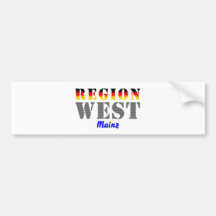 Region West - Mainz Auto Sticker