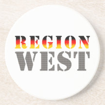 Region West - Westdeutschland Getränke Untersetzer