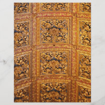 Reich verzierte Decke Flyerdruck