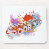 Reicher Vati. Schlechtes Sohn mousepad mousepads