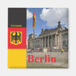 Reichstag Gebäude. Berlin, Deutschland Kühlschrankmagnet