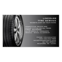 Reifen-Auto-Reparatur-Geschäfts-Karte Visitenkarten Vorlage