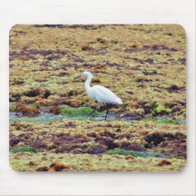 Reiher-Vogel-Meerespflanze Mousepad