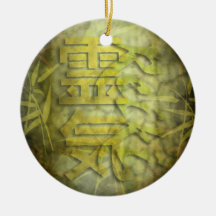 REIKI/Bambusentwurf Weinachtsornamente