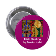 REIKI heilende hauptsächlichsymbole Anstecknadelbutton