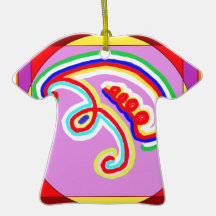 Reiki Karuna Ommantra: EEYAWA 2 Weihnachtsbaum Ornamente