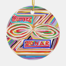 Reiki Karuna Ommantra: ZONAR Weihnachtsbaum Ornament