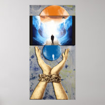 Reine Meditation Plakatdruck