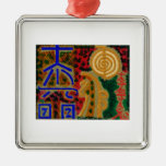 Reine Reiki Vorlagensymbole Weihnachtsbaum Ornament