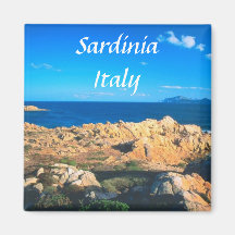 Reise-Andenken-Kühlschrankmagnet Sardiniens Italie