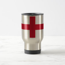 Reise-Becher mit Flagge von England Tee Haferl