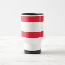 Reise-Becher mit Flagge von Österreich Kaffee Tasse