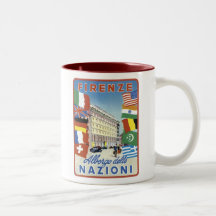 Reise-Plakat Firenze Nazioni Tassen