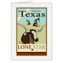 Reise Texas Grußkarte