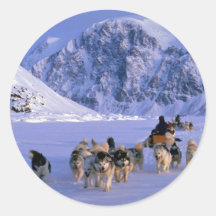 Reisen, Ellesmere-Insel Runde Sticker