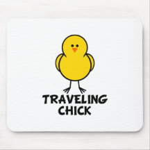 Reisendes Küken Mousepads