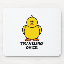 Reisendes Küken Mousepads