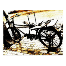 Reiten Sie mein Vintages Fahrrad - Postkarte