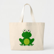 Reizend Cartoonfrosch Einkaufstasche