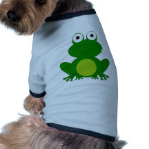 Reizend Cartoonfrosch Hund Tshirt