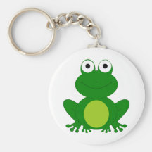 Reizend Cartoonfrosch Schlüsselbänder