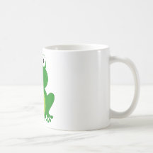 Reizend Cartoonfrosch Tasse