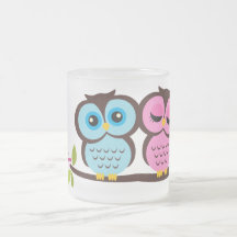 Reizende Eulen Kaffee Tasse