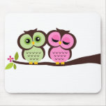 Reizende Eulen Mousepads