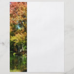 Reizende Herbst-Reflexionen Bedruckte Flyer